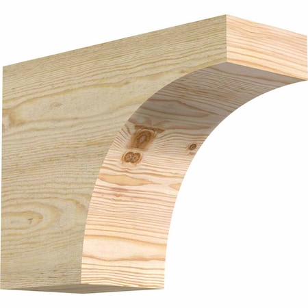 Ekena Millwork Huntington Rough Sawn Rafter Tail, Douglas Fir, 6"W x 12"H x 16"L RFT06X12X16HUN00RDF